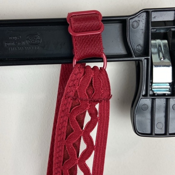 Adore Me Verana Unlined Bra Red Lace Size 36D - Picture 14 of 14